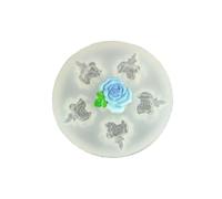 Silicone Jewelry Mold for Clay Epoxy Resin Creation Materials with Detailed Floral Patterns Chrysanthemum Peony Camellia Mold