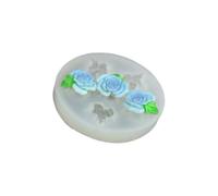 Silicone Jewelry Mold for Clay Epoxy Resin Creation Materials with Detailed Floral Patterns Silicone Molds for Cake Decoration