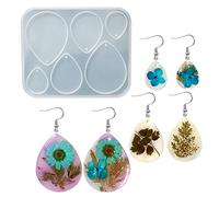 Silicone Jewelry Mold - Round Diamonds Shape, Flexible & Reusable for Earrings, Bracelets, Pendants - DIY Craft Supplies for Jewelry Makers and Resin