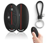 Silicone Key Case for Hyundai Tucson Accessories for Ioniq6 for Elantra for Kona and Tucson 3 Buttons Car Key Cover for Everyday Use