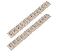 Silicone Key Contact Rubber Strip 2pcs 13-key Repair Accessory