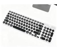 Silicone Keyboard Cover for Logitech K780 / Ergo K860 / Wave Keys, Transparent Dustproof Waterproof Protector Skin (K780)