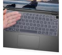Silicone Keyboard Cover Skin for 14" Dell Latitude 7440 7450 5420 5430 5431 7410 7420 7430 9420 9430, 15.6" Dell Latitude 7520 9510 9520 Keyboard Protective Skin (Clear)