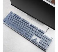 Silicone Keyboard Cover Skin for Logitech K845 & HyperX Alloy Origins Full-Size 104 Keys US Layout Mechanical Keyboard, Ultra-Thin Waterproof Dust-Proof Keyboard Protector