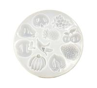 Silicone Keychain Molds Resin Jewelry Fruit Shape Earring Epoxy Accessories for Making Fruit-Shaped Silicone Jewelry for Earrings Necklaces Crafting Pendant Tools