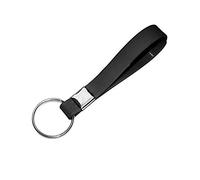 Silicone Keychain Portable Bracelet Wristband Keyring for Office Home Car Key Chain Ring Decor Black 1PCS Superior Quality and Creative, Medium, Silicone, other gemstones, Black, M