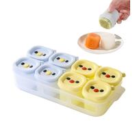 Silicone Kids Food Freezer Trays 50ml x 8 Cups Egg Tart Cake Container with