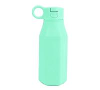 Silicone Kids Water Bottles | Squeeze-Ease with Straw & Flip Lid | School, Travel, Sports | Leak-Proof, Dishwasher Safe, Food Grade Silicone | BPA-Free, Plastic-Free | Toddlers 340ml (#38 Mint)
