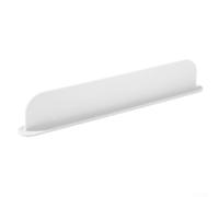 Silicone Kitchen For Sink Countertop Water Baffle to Control Splash and Maintain Dry Kitchen Surfaces During For Dishwashing and Vegetable Prep (White)