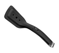 Silicone Kitchen Spatula Tong Clamp for Steak and Fried Fish | Black Finish, Comfortable Grip and Anti Scalding Handle, Smooth Surface, Easy Cleaning for Kitchen or Restaurant