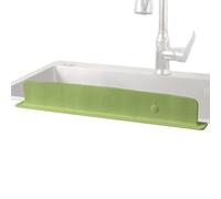 Silicone Kitchen Splash Guard - Counter Protector Suction Cup Barrier, Water Shield Deflector Seal Strip, Hygiene Splatter Dam Divider | Restaurant RV Home House Vanity Bathroom Countertop Wash Basin