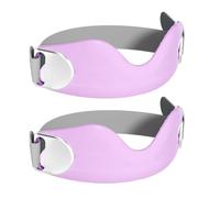Silicone Knee Brace for Sports Adjustable Patellar Strap Support Compression Stabilizer with Pad Hiking Soccer Running Jumping Squats 1pc/2pcs Options Purple 2pcs