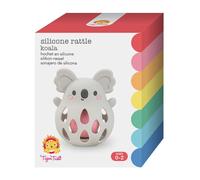 Tiger Tribe Silicone Koala Rattle - Animal Rattles for Newborns, Gentle Sound, Sensory Development, Gifts for Girls & Boys, Made from Non-Toxic Food-Grade Silicone, Suitable from 0 Months +