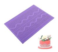 Silicone Lace Vines Scrolls Cake Decorating Tools Embossing Fondant Mold Cupcake Mat 15.1 x 11.2 inches