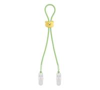 Silicone Lanyard Baby Napkin Clips Bib Holder Clip Portable Dining Clothing Protector Adjustable Napkin Towel Neck Strap Adjustable Bib Holder