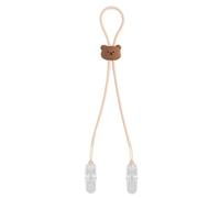 Silicone Lanyard Portable Dining Clothing Protector Baby Napkin Clips Bib Holder Clip Towel Neck Strap Chain Adjustable Holder