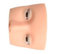 Silicone Lash Practice Head Ideal for Students and Artists Including Liftable Eyelids and Ergonomic Shape Anti Slip Eyelash Trainer