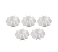 Silicone Laundry Ball Set of 5 Helps Keep Clothes Untangled in Washers and Dryers (white)
