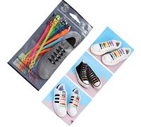Silicone Lazy Laces The Third Generation of Double Hole Silicone Shoelaces 14 Pieces Without Tying Shoelaces for Adults and Dids