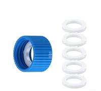 Silicone Leakproof Filter Coupling Kit with 10 Seals for Secure Connection of 28mm Threaded Water Filters and Bottles for Hiking and Outdoor (A)
