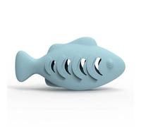 Silicone Leaky Fish Toy Interactive Teasing Stick Dental Cleaning Nubs Boredom Relief Self-Entertainment Supplies Kitten