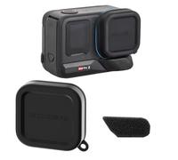 Silicone Lens Cap and 1pc MIC Noise-Reduction Foam Pad for 360 Ace Pro 2, Scratch-Resistant, Protection Bumps and Scratches Protective Case for 360 Ace pro 2 Accessories