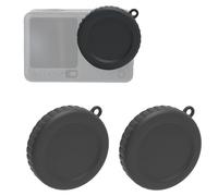 Silicone Lens Cap for DJI Osmo Action 6, Flexible Protective Cover with Anti-Scratch & Anti-Dust Design for Osmo Action 6 Accessories (2 Pieces)