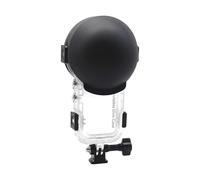 Silicone Lens Cover For insta360 X5 Invisible Dive Case, Anti-scratch Anti-fall Protective Lens Protector Camera Diving Case Action Camera Accessories (Black)