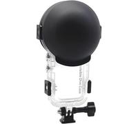 Silicone Lens Cover For insta360 X5 Invisible Dive Case Anti-scratch Anti-fall Protective Lens Protector Camera Diving Case Action Camera Accessories (Black)