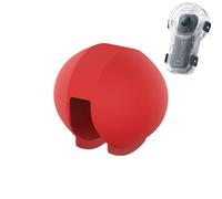 Silicone Lens Cover for Insta360 X5 Invisible Dive Housing Case, Four Colors Optional (Red)