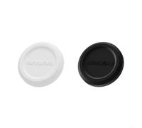 Silicone Lens Protector Cap for Insta360 GO 3S, 12 x 7.5 x 1 cm, scratch-resistant and snug-fit, soft tactile feel, travel-ready camera accessory(Black+White)