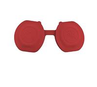 Silicone Lens Protector Cover For Sony PSVR2, Dust-Proof and Anti-Scratch Protective Lens Sleeve Silicone Lens Protection Cap For PSVR 2 (Red)