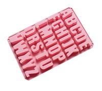 Silicone Letter Cake Mould - Alphabet Mould with Chocolate Cake | Alphabet Mould with 26 Letters for Chocolate | Dessert Mould | Ice Cube Mould For Bis