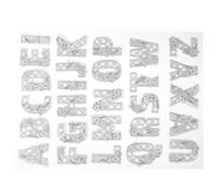 Silicone Letter Stamps for DIY Scrapbooking Journal Crafts