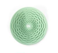 Silicone Licking Bowl for Dogs and Cats - Soothing Occupancy Accessory, Improved Digestion & Oral Hygiene, Non-Slip Suction Cup, Washable, 7.3" (Green)