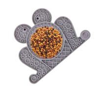 Silicone Licking Mat For Dog - Silicone Frog-Shaped Dog Lick Bowl With Suction Cups - Non-Slip Sensory Lickable Tray, Slow Feeder Plate For Mental Stimulation, Enrichment, Calming
