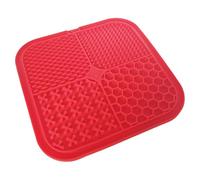 Silicone Licking Pad For Dogs Cats Encourages Slow Eating Rules Secures On Smooth Surfaces Cleanups Food Grade Silicone Dog Licking Plate