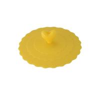Silicone Lid, Creative Cup Cover with Love Clip, Unbreakable Reusable Silicone for Tea Cups, Cups, Teapots, Hiking, Camping