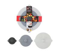Silicone Lid Food Cover Pan Bowl Pot Cover Anti-Dust Suction Seal x3