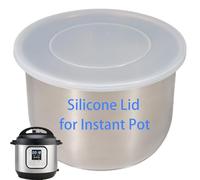 Silicone Lid for Instant Pot 5 Qt & 6 Qt, Silicone Cover Perfect Fit for Inner pot of Instapot, BPA-Free Reusable Silicone Lid for Storing Leftovers & Keeping Food Fresh, Freezer And Microwave-Safe