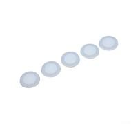 Silicone Lid Gasket 5PCS Leak-Proof Seal White(B)