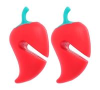 Silicone Lid Lifter 2pcs Red Pepper Shape Spill-Proof
