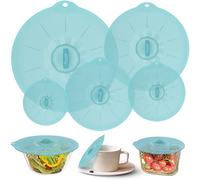 Silicone Lids for Food Storage - Silicone Bowl Covers Pot Lids BPA Free Suction Lids Silicone Microwave Cover Pot Covers for Cups Bowls Pots Pans Oven Fridge