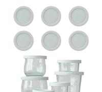 Silicone Lids for WECK Jars, 6 Pack (Sage Green, S (=60mm))