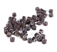 Silicone-Lined Rings - 3x5mm Flexible Beads Loops for Seamless Blending 12 Assorted Types 2000-Piece Professional Kit