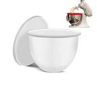 Silicone Liners for 5 Qt Mixers, Silicone Stand Mixer Bowl Liner, Bowl Insert for Baking/Cooking, No More Mixer Bowls Needed - 3 Liners & 3 Lids(W)