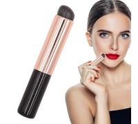 Silicone Lip Applicator - Round Tip Soft Lip Brusk, Portable Beauty Tool | Soft Lip Brush for a Smoother Lip Finish, Fuller Look and Prep