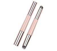 Silicone Lip Brush | Silicone Lip Scrubber - Double-Head Design Reusable Portable Helper Stick For Women Men Cosmetic Skin Facial Nail Concealer