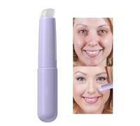 Silicone Lip Brush - Soft Silicone Angled Round Head Lip Brushes | Multi Function Lip Balm Applicator | Reusable Head Lip Smudge Brush for Lipstick, Lip Balm, Lip Gloss and Plumper Fuller Lips