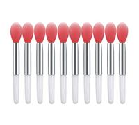Silicone Lip Brushes Mini Lip Scrub Brush Reusable Lip Balm Applicators for Lip Care 10PCS Lip Scrub Brush Lip Applicators Exfoliating Lipstick Brush Lipstick Brush